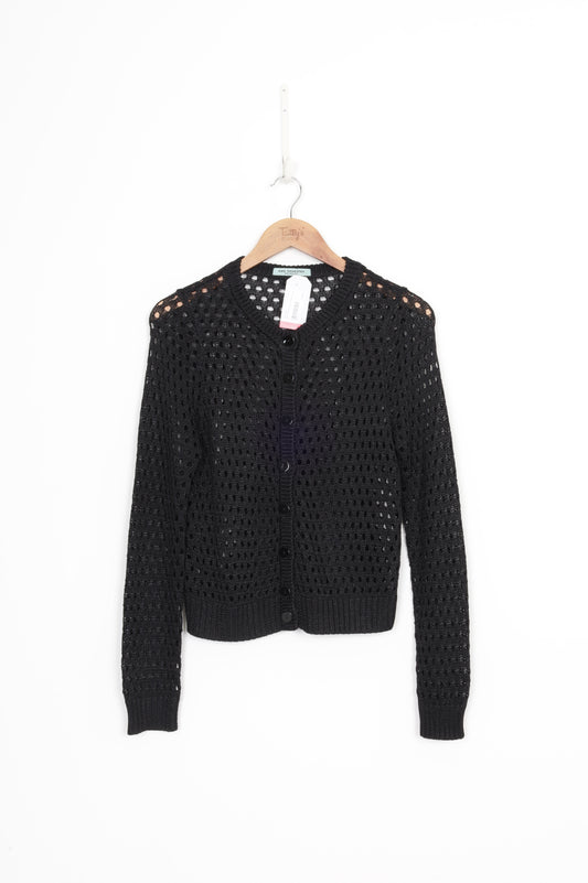 Kate Sylvester Womens Black Cardigan Size S