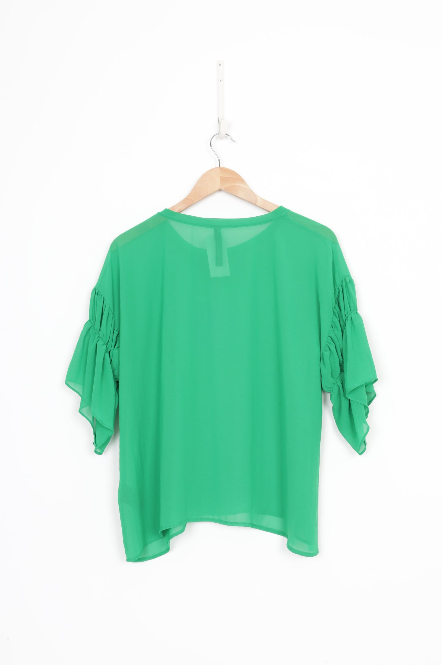 Faithfuly by Moochi Womens Green Blouse Size XS