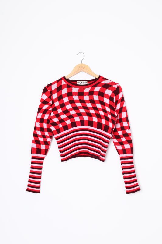 Molly Goddard Womens Red Jumper Size S