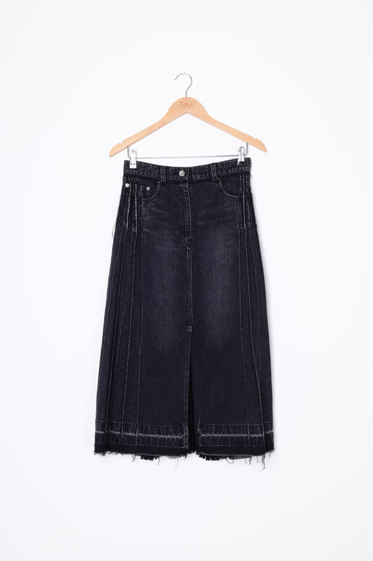 Sacai Womens Black Skirt Size S