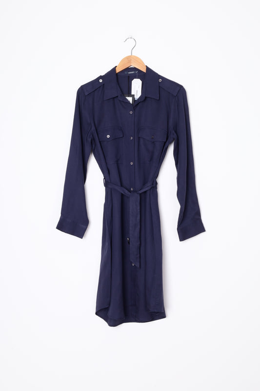 Workshop Womens Blue Dress Size M