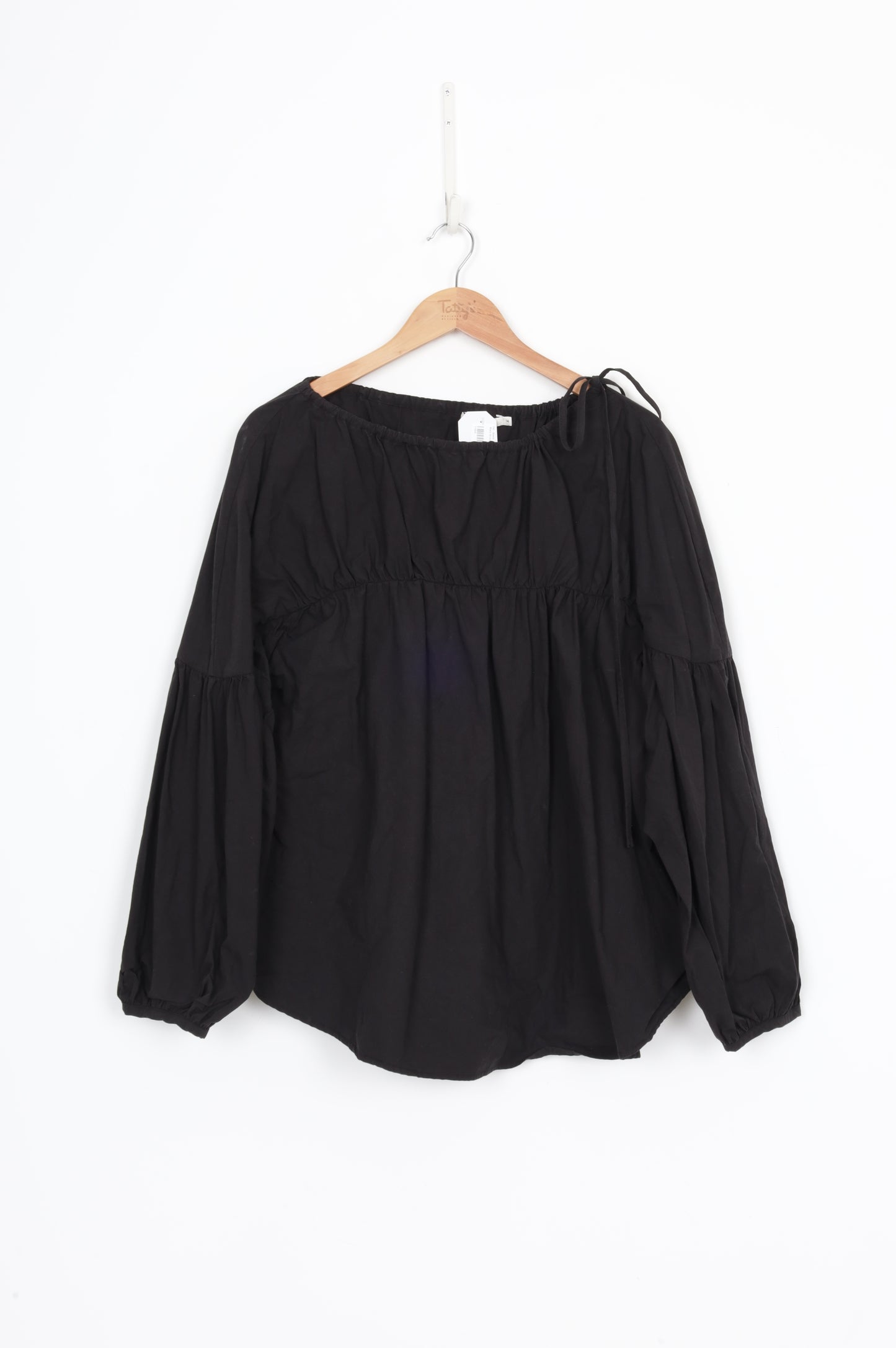 Marle Womens Black Top Size 14