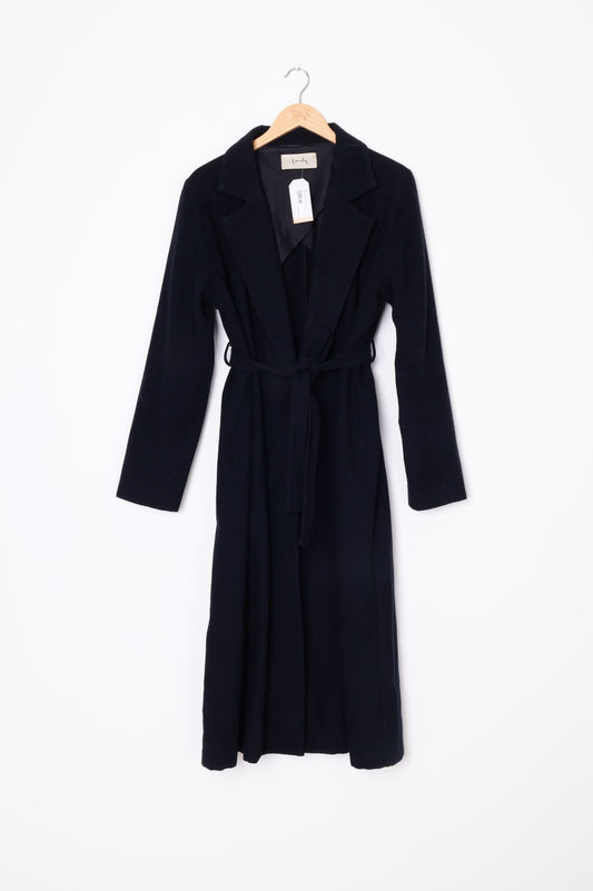 Lonely Womens Blue Coat Size M