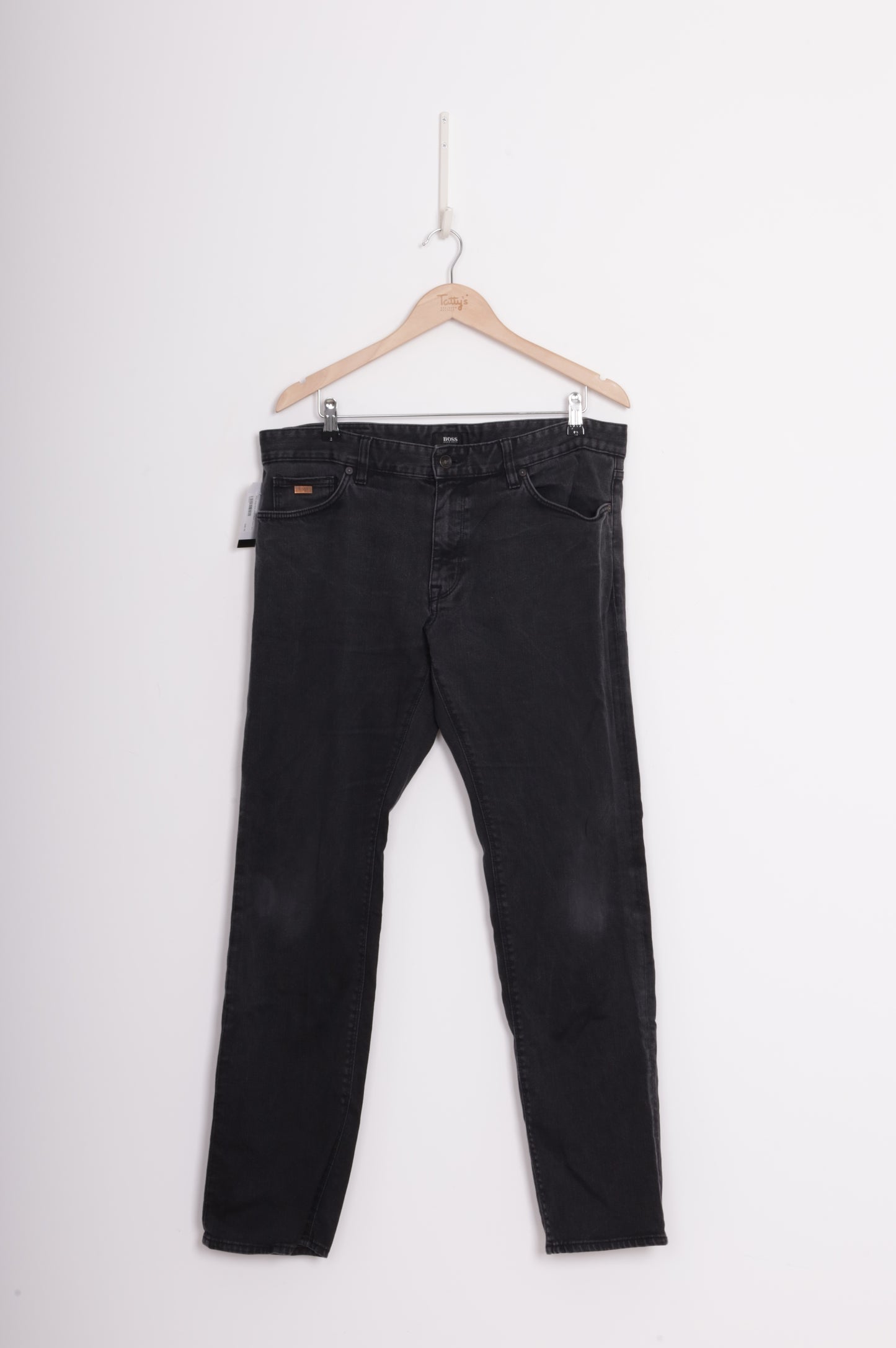 Boss Hugo Boss Mens Black Jeans Size 36