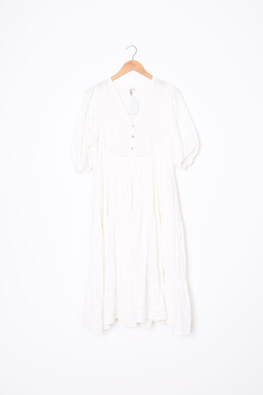 Blackstone Womens White Dress Size 10