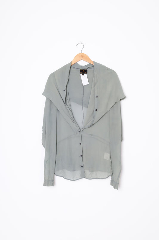 Vivienne Westwood anglomania Womens Green Top Size 44