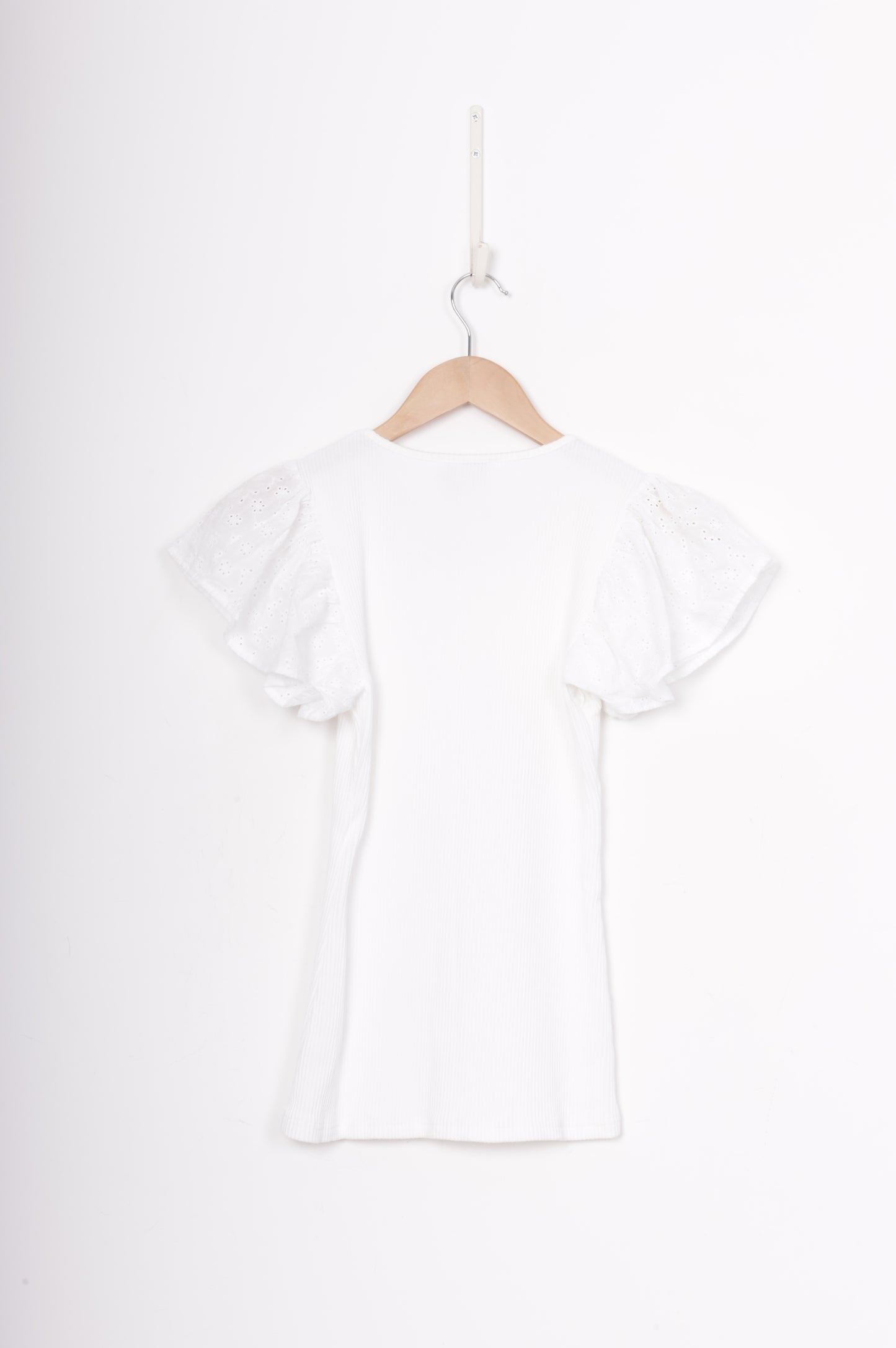 Charlo Womens White T-shirt Size 10