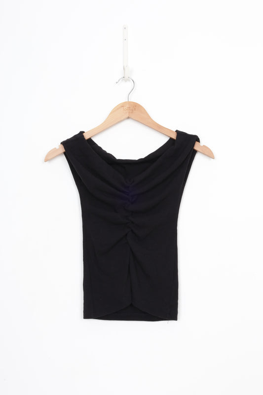 Dominique Healy Womens Black Top Size 0