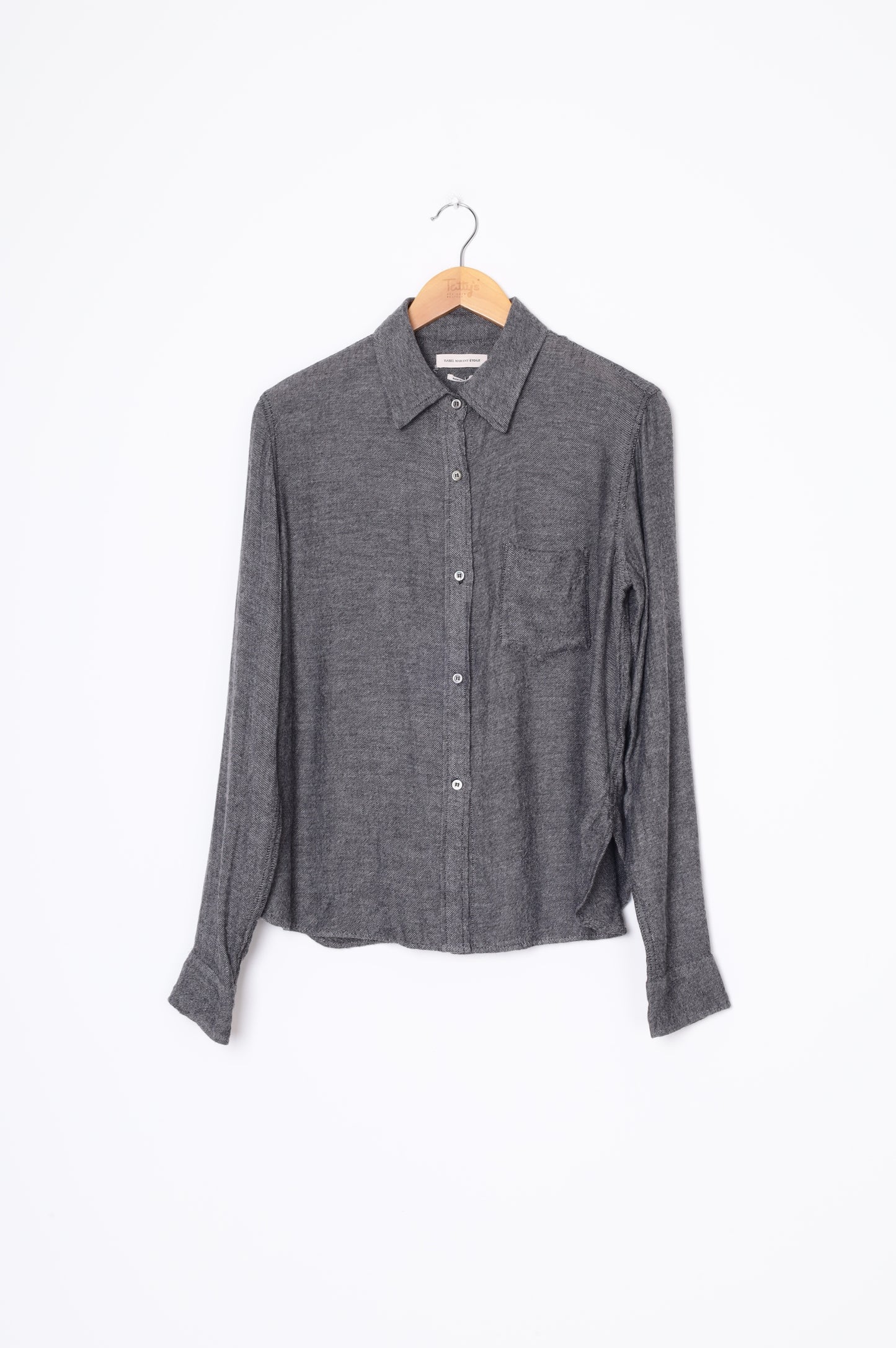 Isabel Marant Etoile Womens Grey Shirt Size EU 38