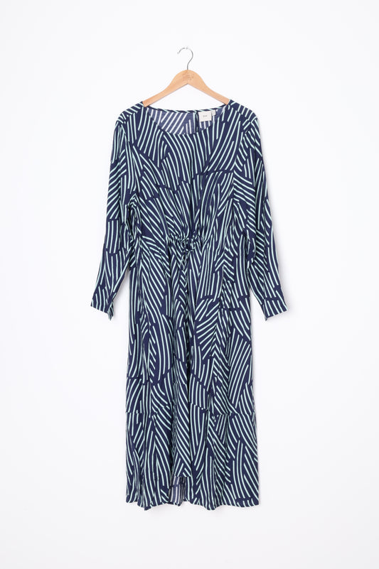 Elk Womens Blue Dress Size 16