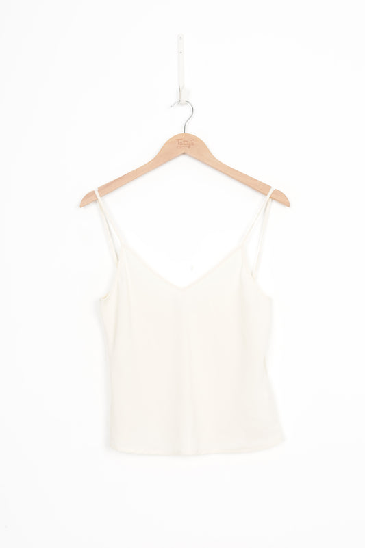 Red Valentino Womens Cream Top Size 46