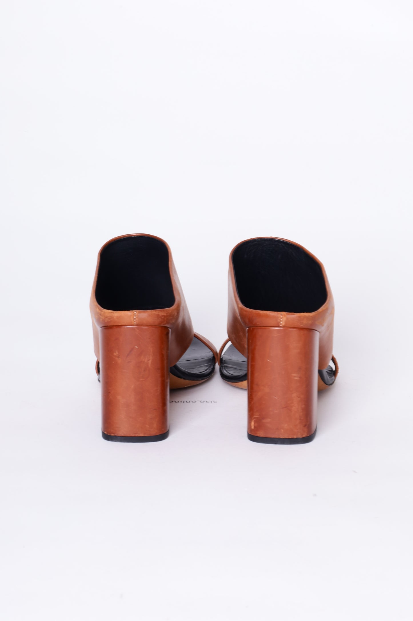 Dries Van Noten Womens Brown Heels Size 40