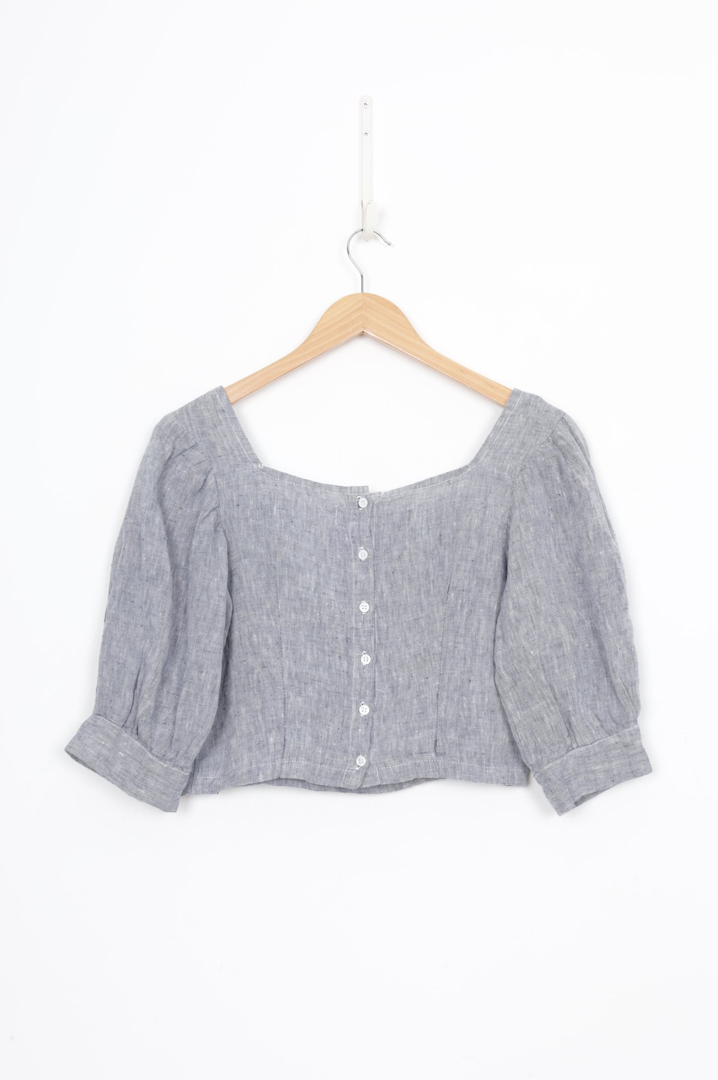 Annika Deboer Womens Blue Top Size N/S
