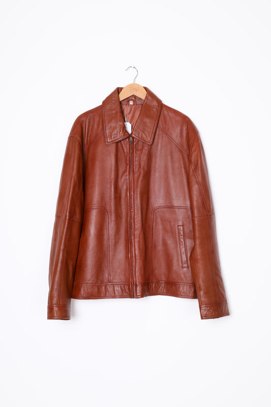 No Label Mens Brown Jacket Size XXL