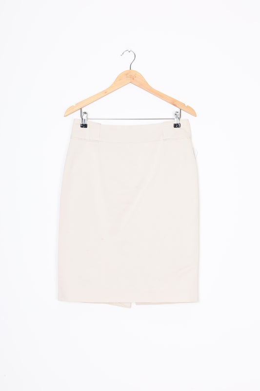 Hugo Boss Womens Beige Skirt Size 10