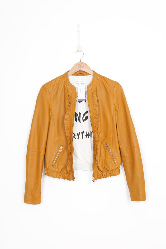 Patrizia Pepe Womens Yellow Jacket Size 42