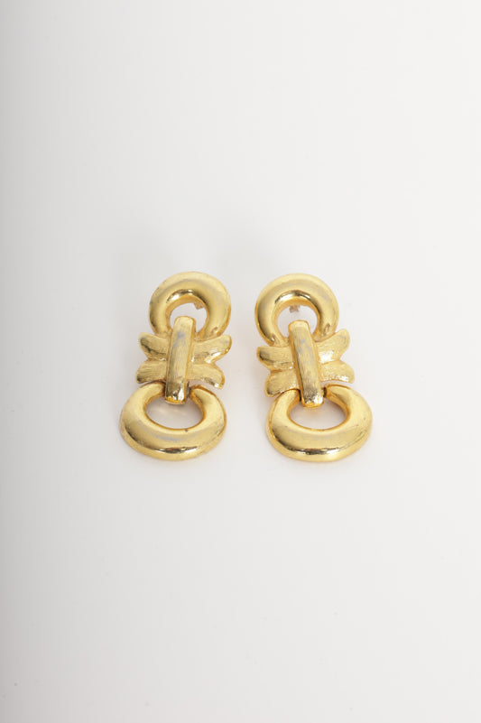 No Label Womens Metallic Earrings Size O/S