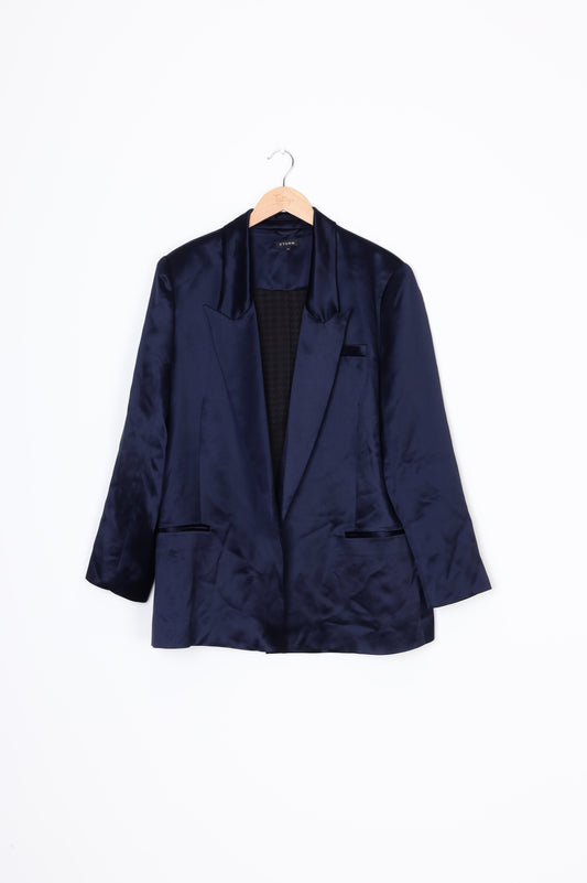 Storm Womens Blue Blazer Size 14