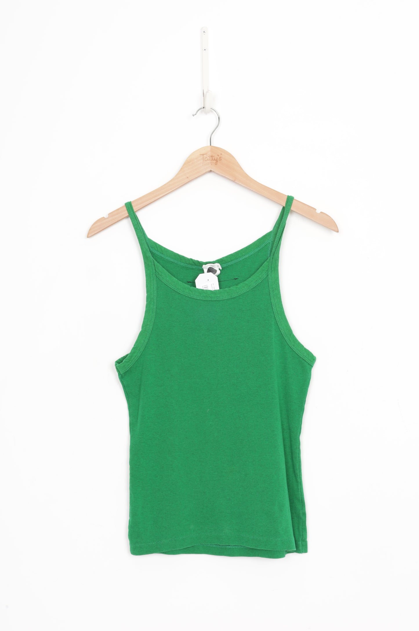 Bassike Womens Green Top Size M