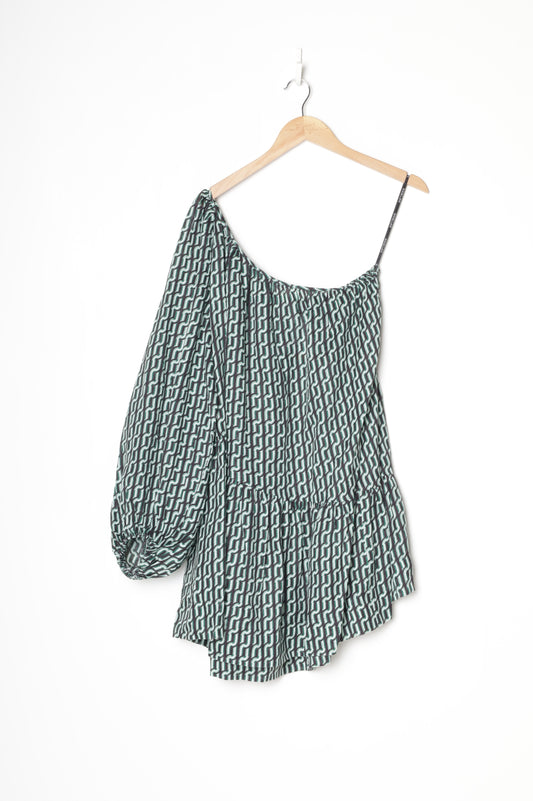 Shona Joy Womens Green Dress Size 14