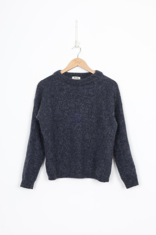 Acne Studios Womens Blue Jumper Size S