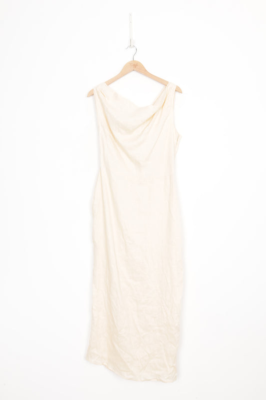 Dissh Womens Cream Dress Size 14