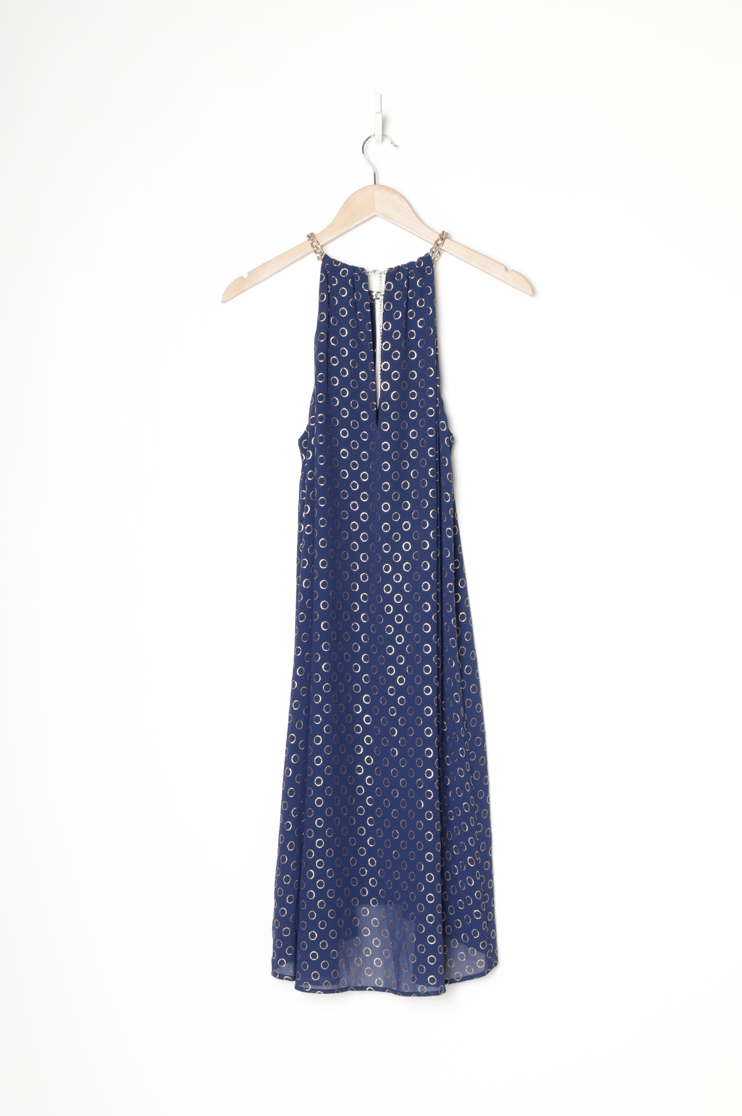Michael Kors Womens Blue Dress Size S
