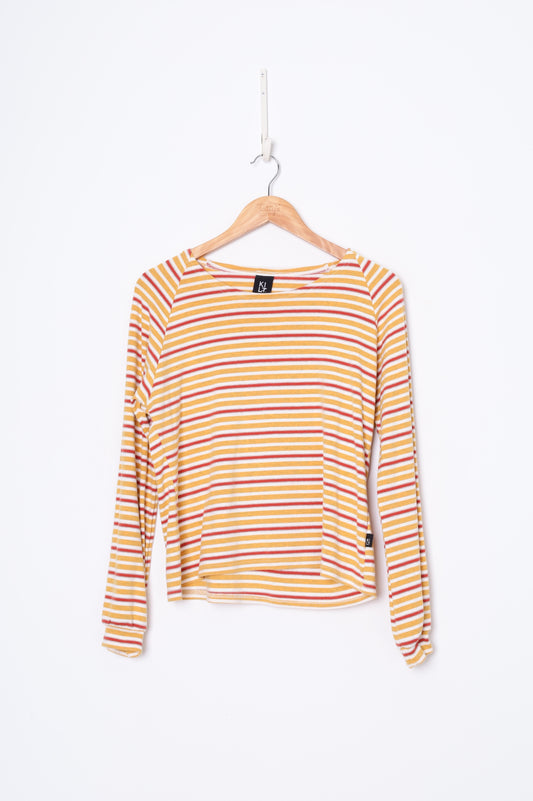 Kilt Womens Orange T-shirt Size 10