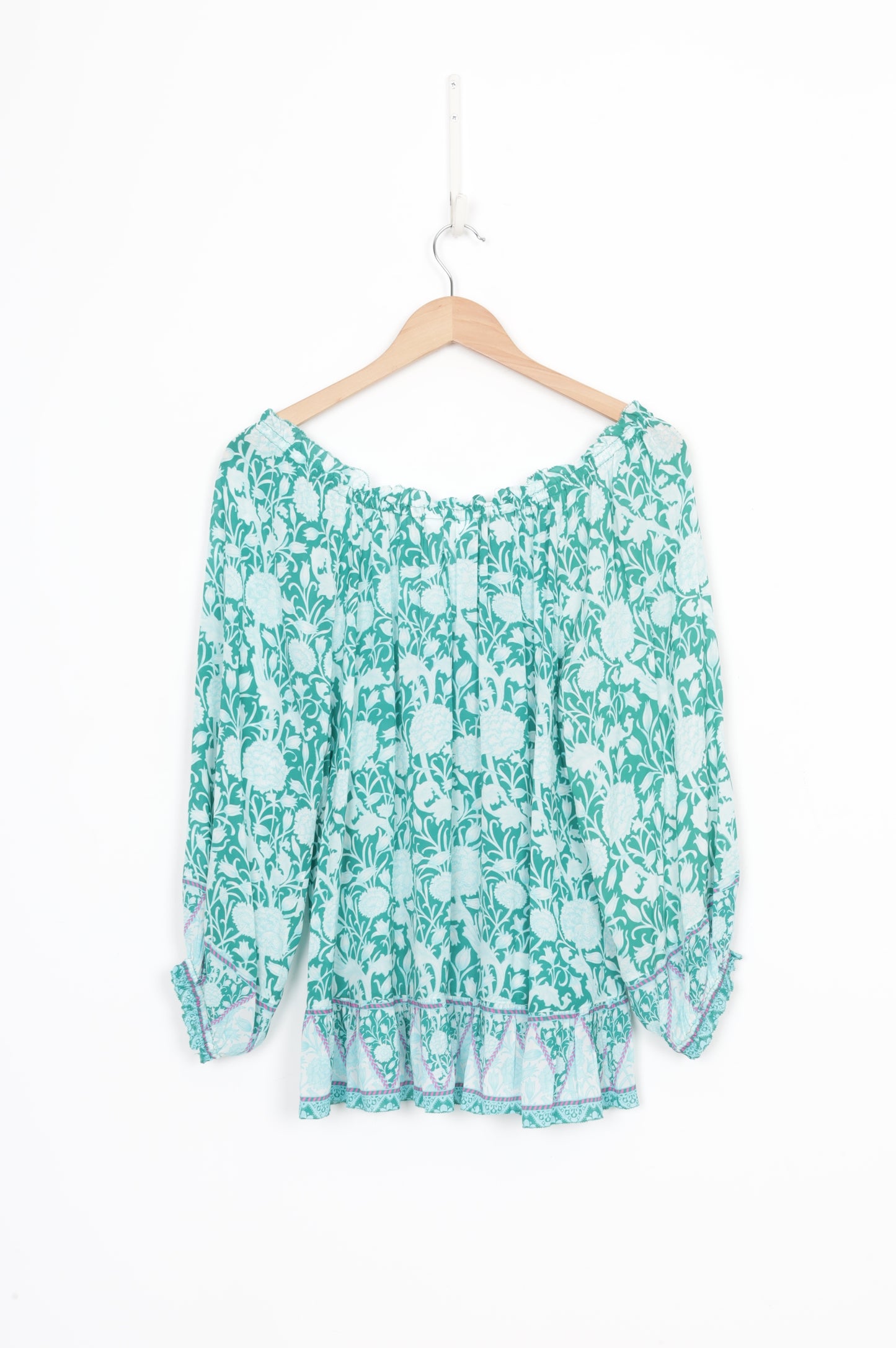 Loobies Story Womens Green Top Size 10