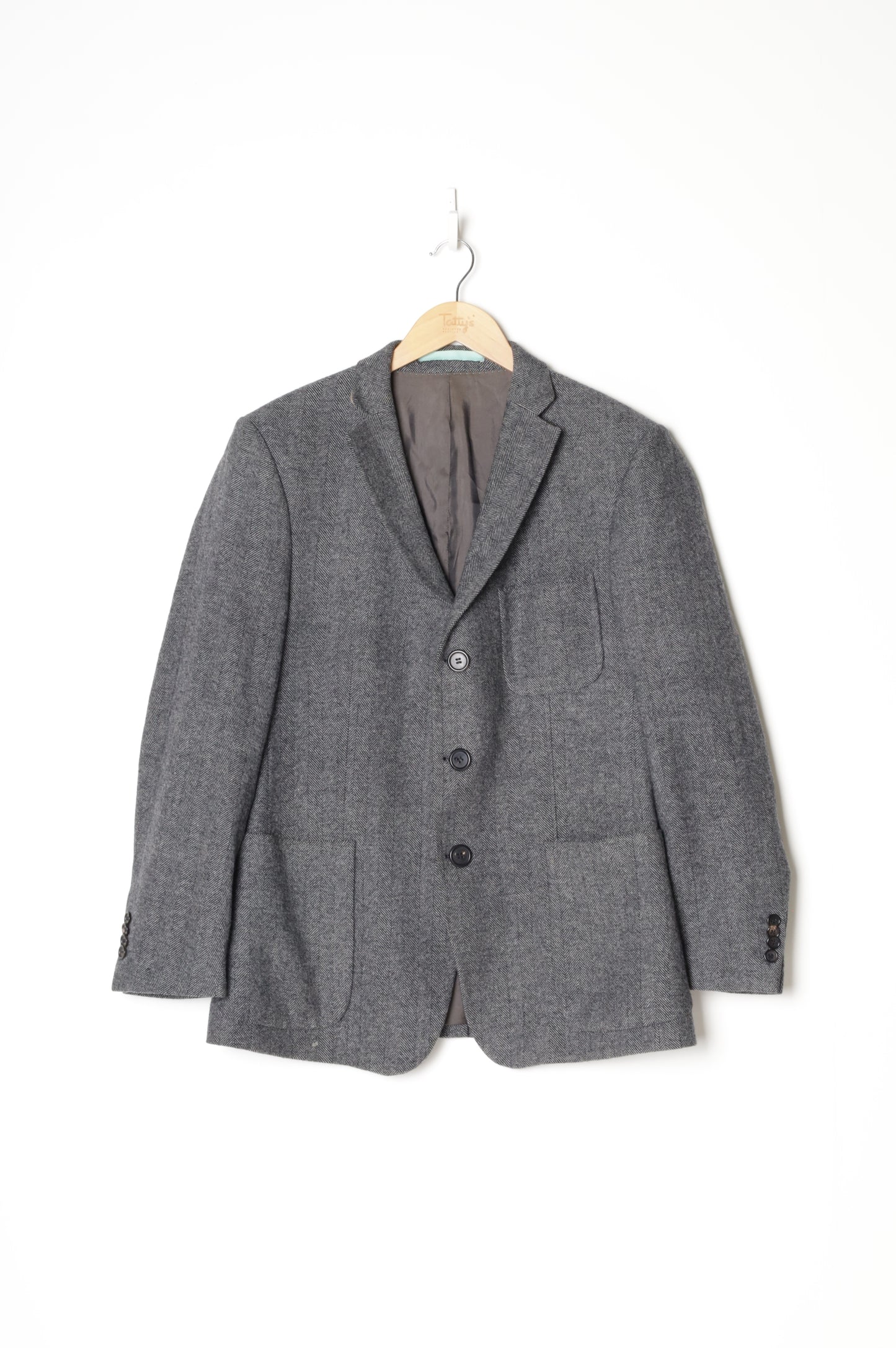 Crane Brothers Mens Grey Blazer Size 108