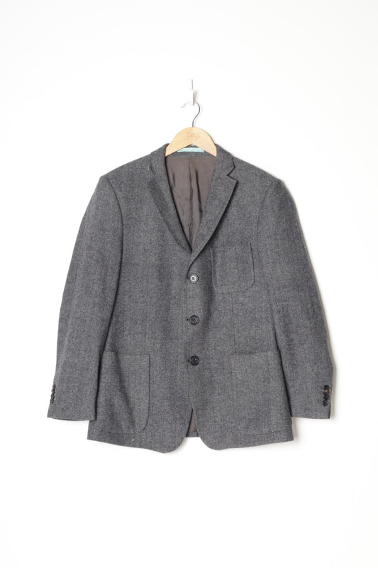 Crane Brothers Mens Grey Blazer Size 108