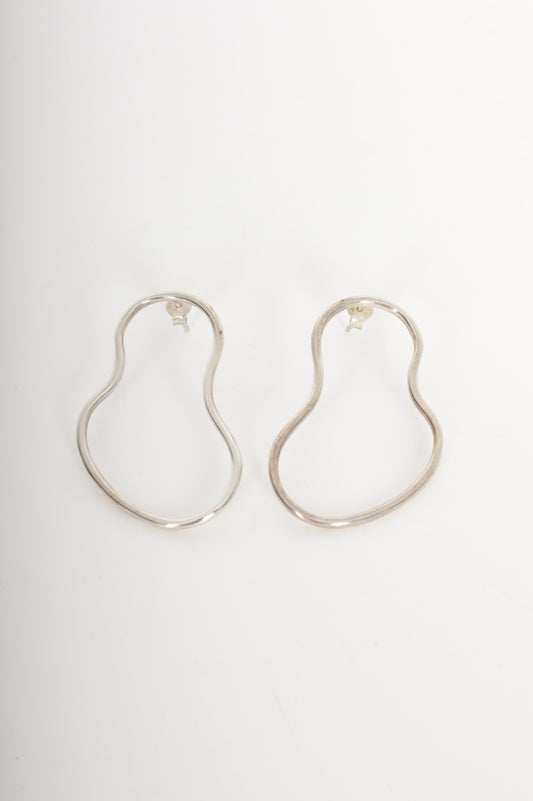 No Label Womens Silver Earrings Size N/S