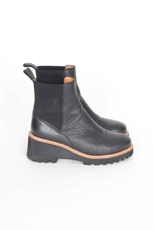 Bresley Womens Black Boots  Size EU 38