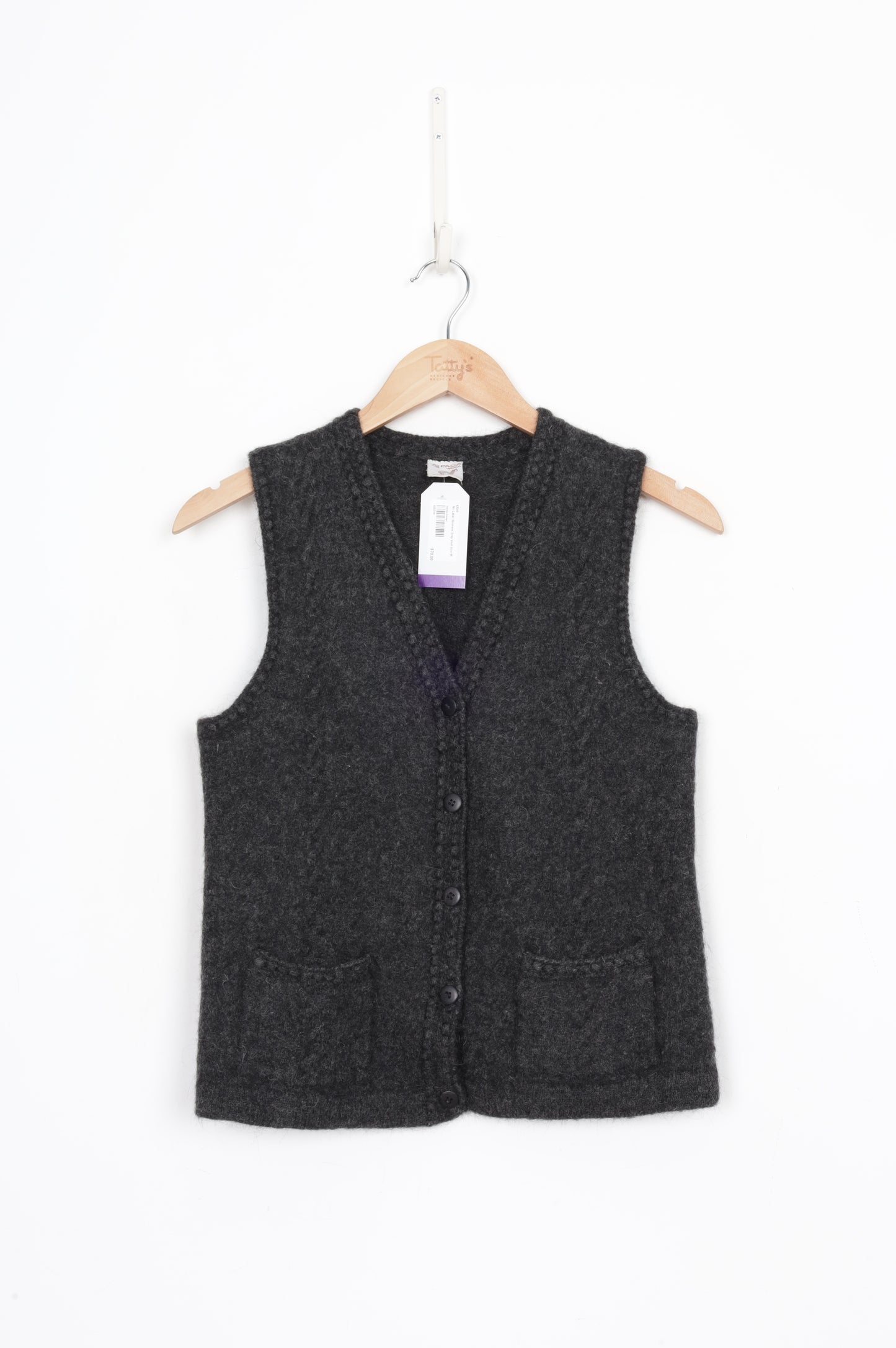 No Label Womens Grey Vest Size M
