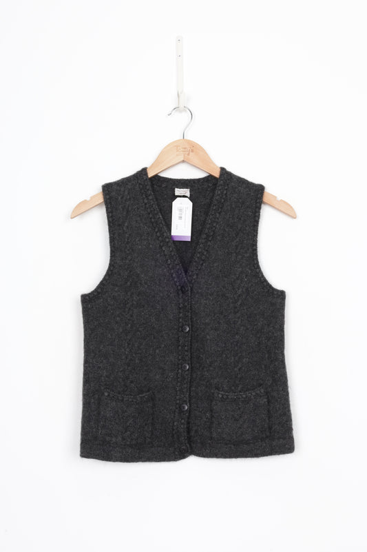 No Label Womens Grey Vest Size M