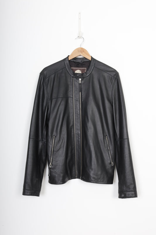 pretty green Mens Black Jacket Size L