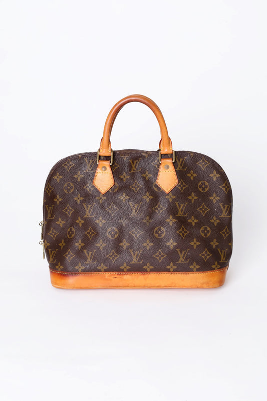 Louis Vuitton Womens Brown Bag Size M
