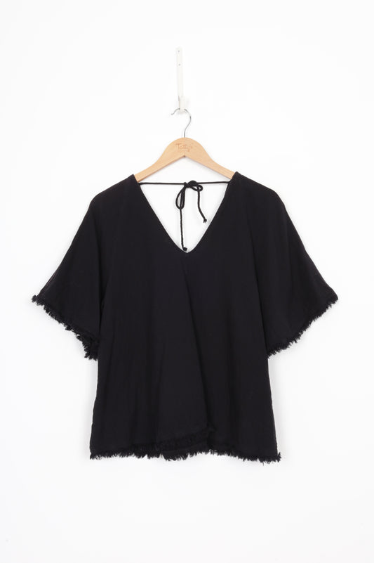 Moochi Womens Black Top Size 10