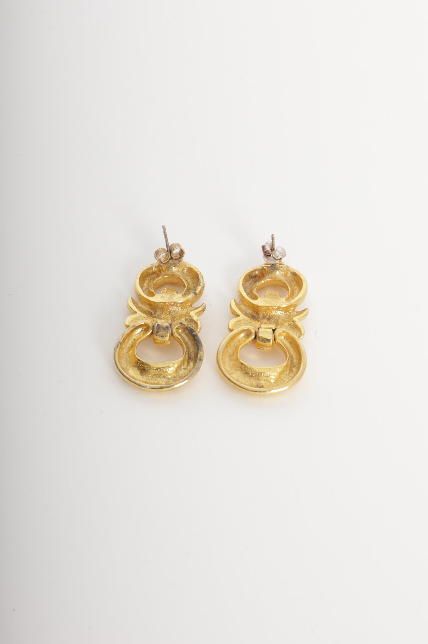 No Label Womens Metallic Earrings Size O/S