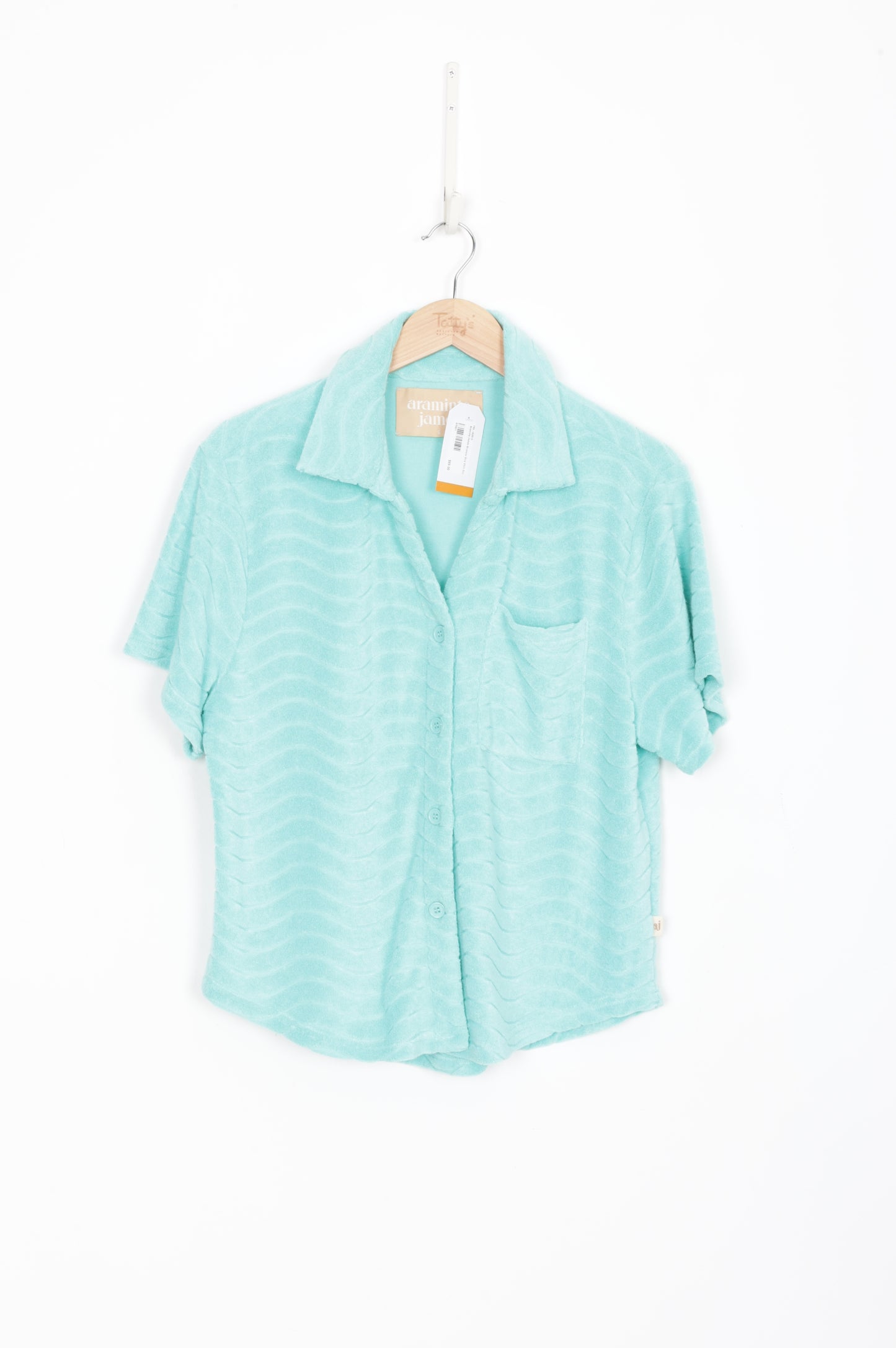 Araminta James Womens Blue Shirt Size S