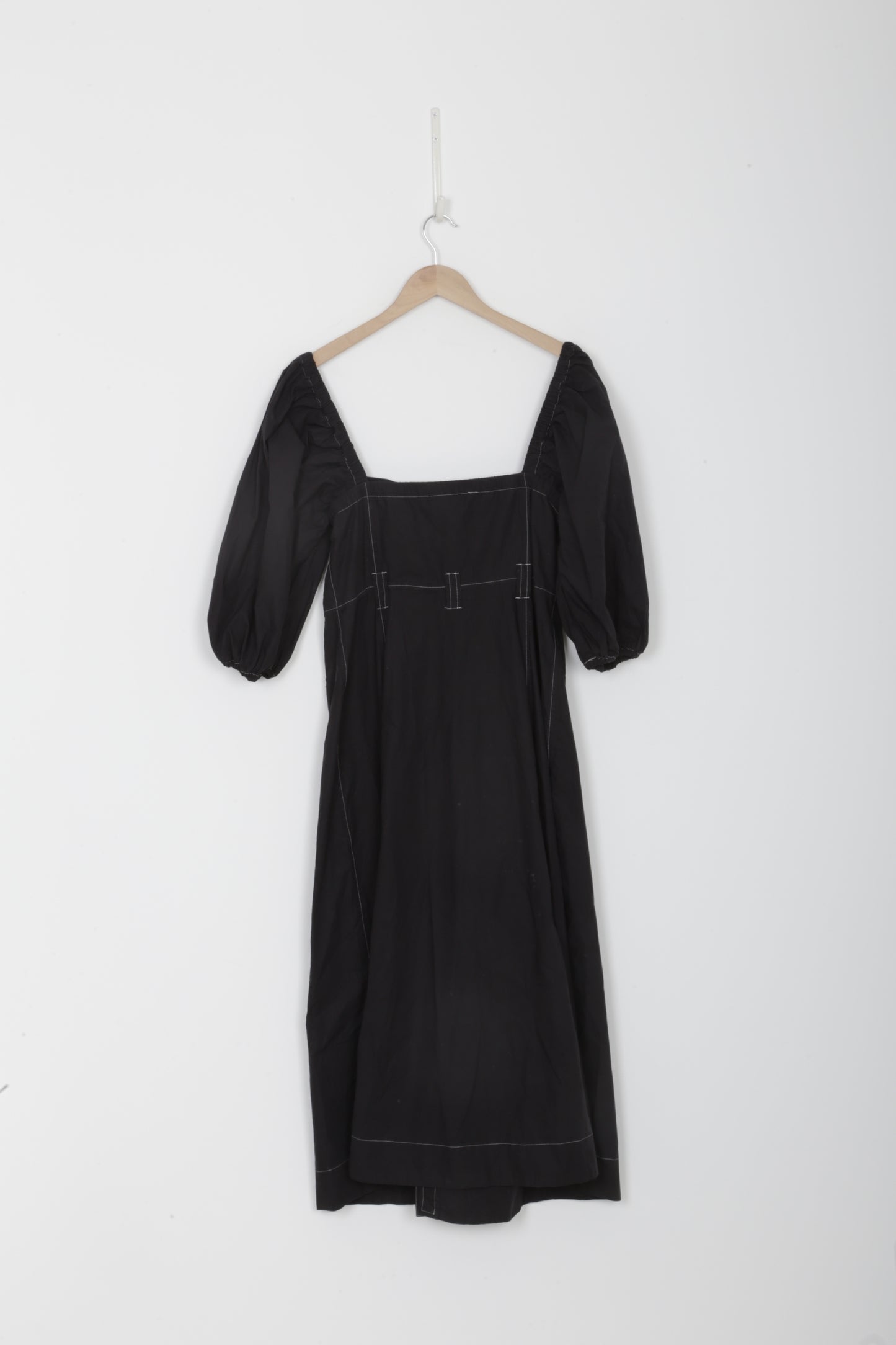 Ganni Womens Black Dress Size 42